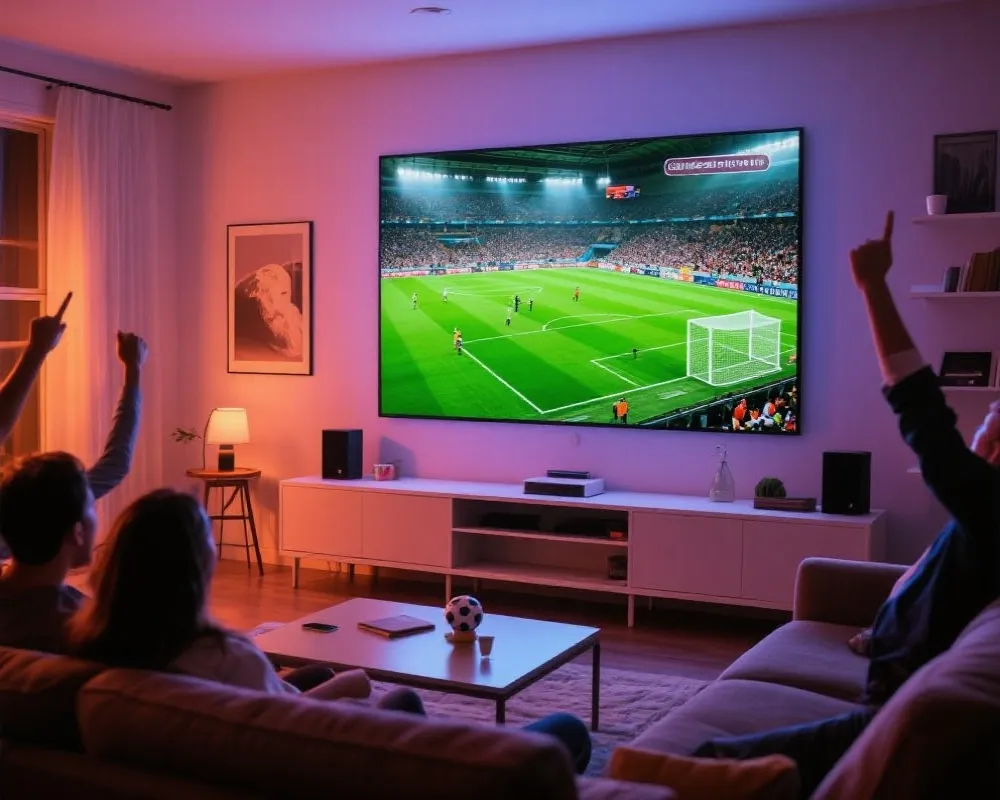 世界杯高清直播观看场景